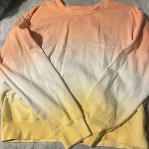 Tye dye billabong crewneck